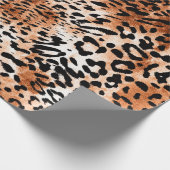 Papier Cadeau Motif léopard, poster de animal africain (Coin)