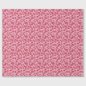Papier Cadeau Motif léopard rose (Plat)