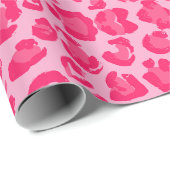 Papier Cadeau Motif léopard rose (Coin rond)