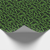Papier Cadeau Motif Lizard vert (Coin)