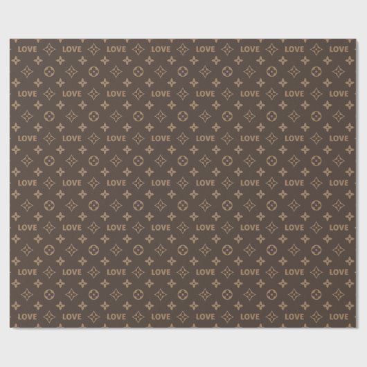 Papier Cadeau Motif Louis Vuitton (Plat)