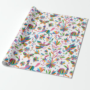 Papier Cadeau Motif lumineux à l'ottomi mexicain