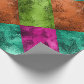 Papier Cadeau Motif lumineux de ton de bijou (Coin)
