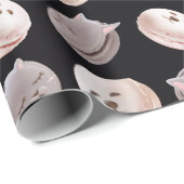 Papier Cadeau Motif Macaron (Coin rond)