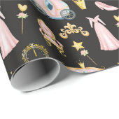Papier Cadeau Motif Magic Kingdom (Coin rond)