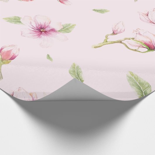 Papier Cadeau Motif Magnolia Tree (Coin)