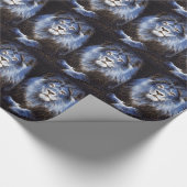 Papier Cadeau Motif Majestic des Lions (Coin)