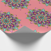 Papier Cadeau motif mandala (Coin)