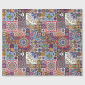 Papier Cadeau Motif Mandala (Plat)