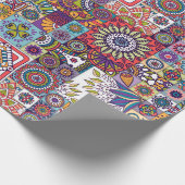Papier Cadeau Motif Mandala (Coin)