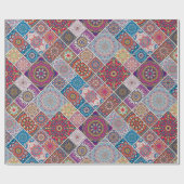 Papier Cadeau Motif Mandala (Plat)