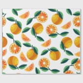 Papier Cadeau Motif mandarin (Plat)