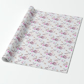 Papier Cadeau Motif marin (Déroulé)