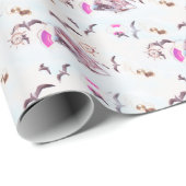 Papier Cadeau Motif marin (Coin rond)