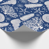 Papier Cadeau Motif Marin (Coin)