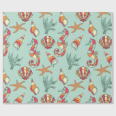 Papier Cadeau Motif maritime (Plat)