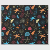 Papier Cadeau Motif maritime (Plat)