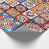 Papier Cadeau Motif marocain en carreaux (Coin)