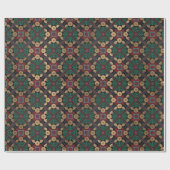 Papier Cadeau Motif marocain en carreaux (Plat)
