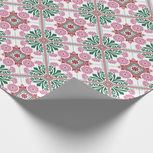 Papier Cadeau Motif marocain en carreaux (Coin)