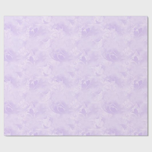 Papier Cadeau Motif mauve de la petite fille (Plat)