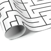 Papier Cadeau Motif Maze (Coin rond)