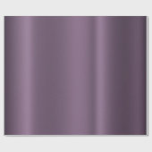 Papier Cadeau Motif métallique 4 de prune et d'or (Plat)