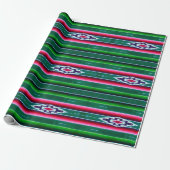 Papier Cadeau Motif mexicain Sarape (Déroulé)