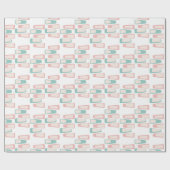 Papier Cadeau Motif Mid Century (Plat)