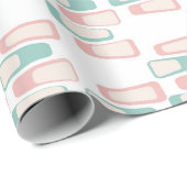 Papier Cadeau Motif Mid Century (Coin rond)