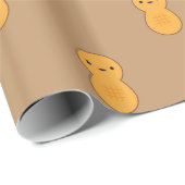 Papier Cadeau Motif mignon d'arachide (Coin rond)