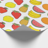 Papier Cadeau Motif mignon de fruit (Coin)