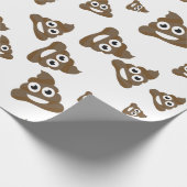 Papier Cadeau Motif mignon drôle d'Emoji de dunette (Coin)