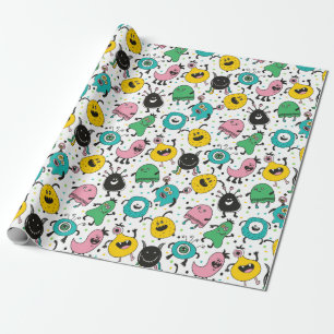 Papier Cadeau Motif migre Monster