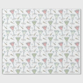 Papier Cadeau Motif Milieu de Siècle (Plat)