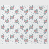 Papier Cadeau Motif milieu du siècle (Plat)