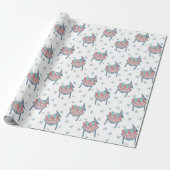 Papier Cadeau Motif milieu du siècle (Déroulé)