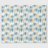 Papier Cadeau Motif milieu du siècle (Plat)