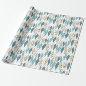 Papier Cadeau Motif milieu du siècle (Déroulé)