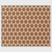 Papier Cadeau Motif minimal Brown de la crème Patch (Plat)