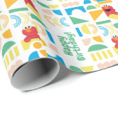 Papier Cadeau Motif minimaliste Elmo (Coin rond)
