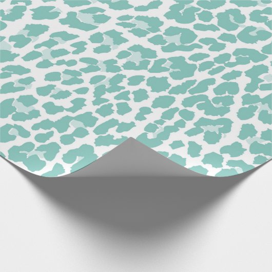 Papier Cadeau Motif Mint Leopard (Coin)