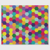 Papier Cadeau Motif Moderne Colorful - Housseur de printemps mod (Plat)