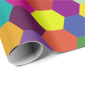 Papier Cadeau Motif Moderne Colorful - Housseur de printemps mod (Coin rond)