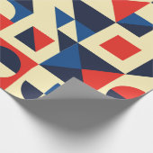 Papier Cadeau Motif moderne géométrique du milieu du siècle - 60 (Coin)