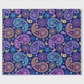 Papier Cadeau Motif moderne Paisley (Plat)
