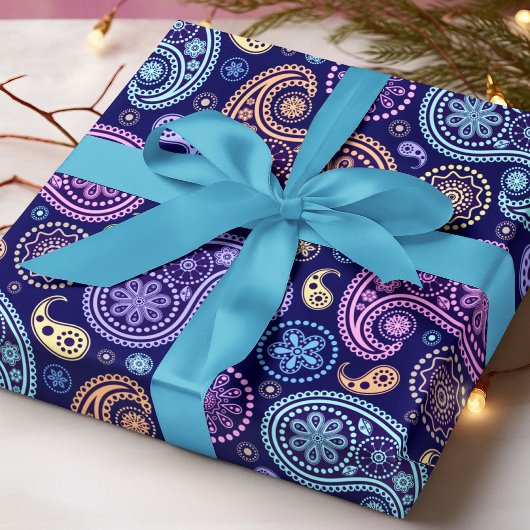 Papier Cadeau Motif moderne Paisley