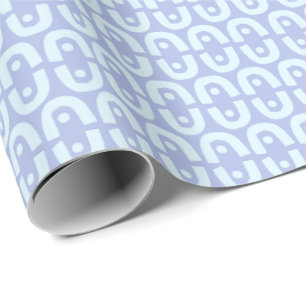 Papier Cadeau Motif Moderne Vibrant avec des Formes de Couleurs