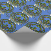 Papier Cadeau Motif moderne vintage (Coin)