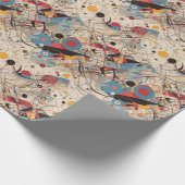 Papier Cadeau Motif Mondes Abstraits | (Coin)